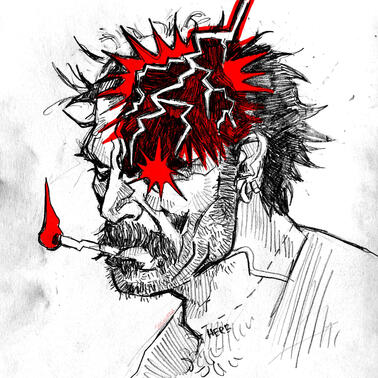 Bust with colour detail