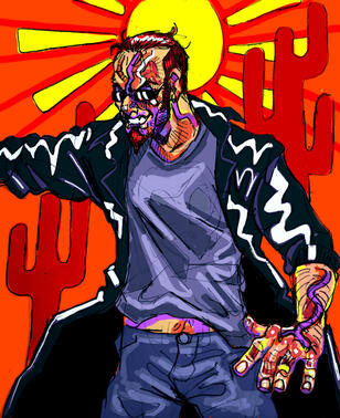 Sketch digital sketch with full colour